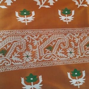 Vintage finely woven silk saree/sari